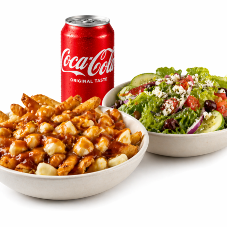 Poutine and Salad Combo